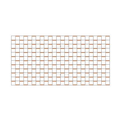 Mesh Baffles Long Offset - AKA Acoustics Pty Ltd